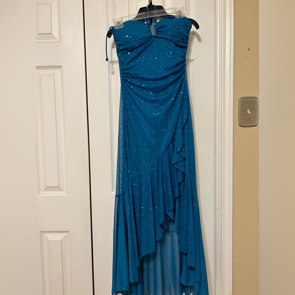 Elegant Blue Evening Dress